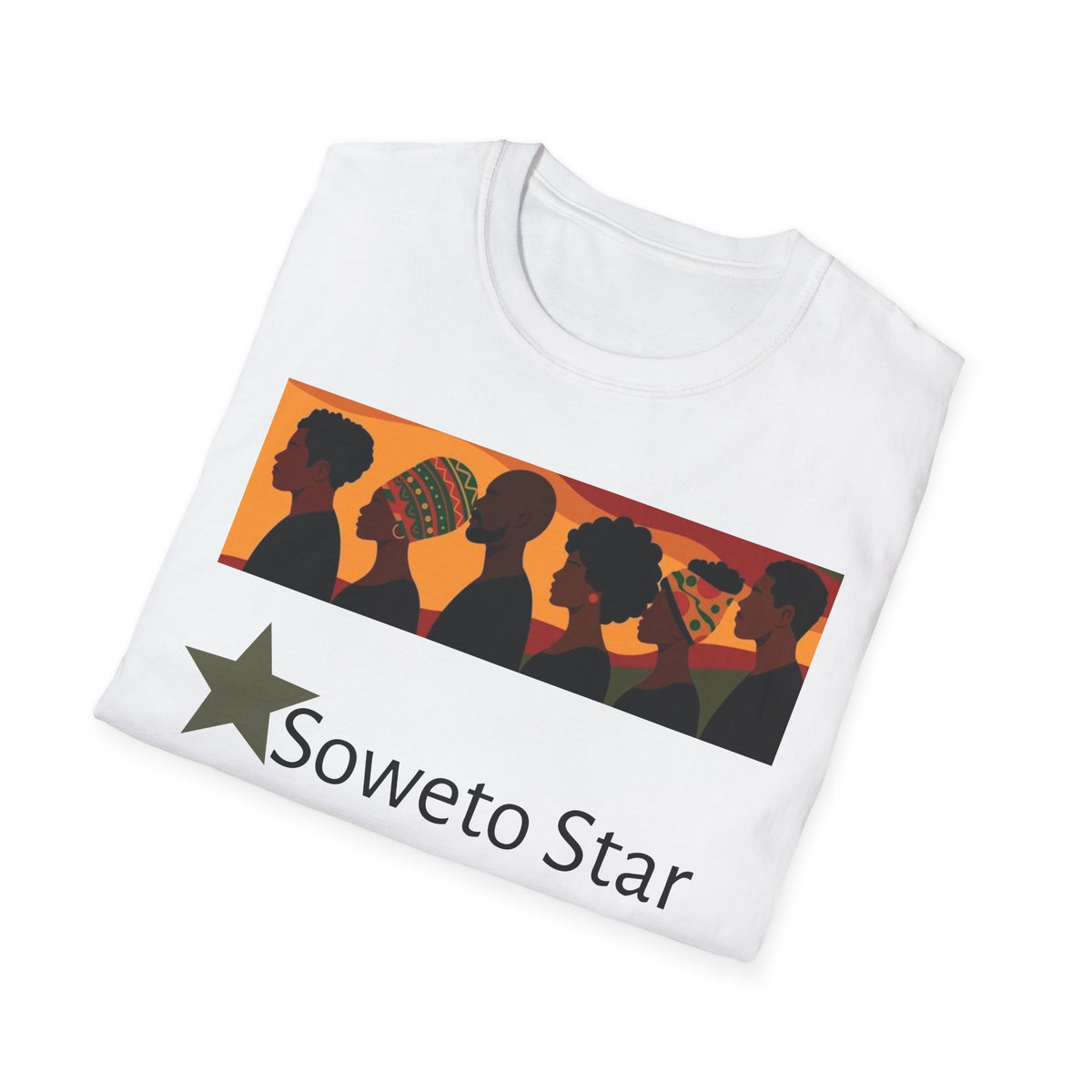 Soweto Star T-Shirt — African Silhouette Graphic Tee