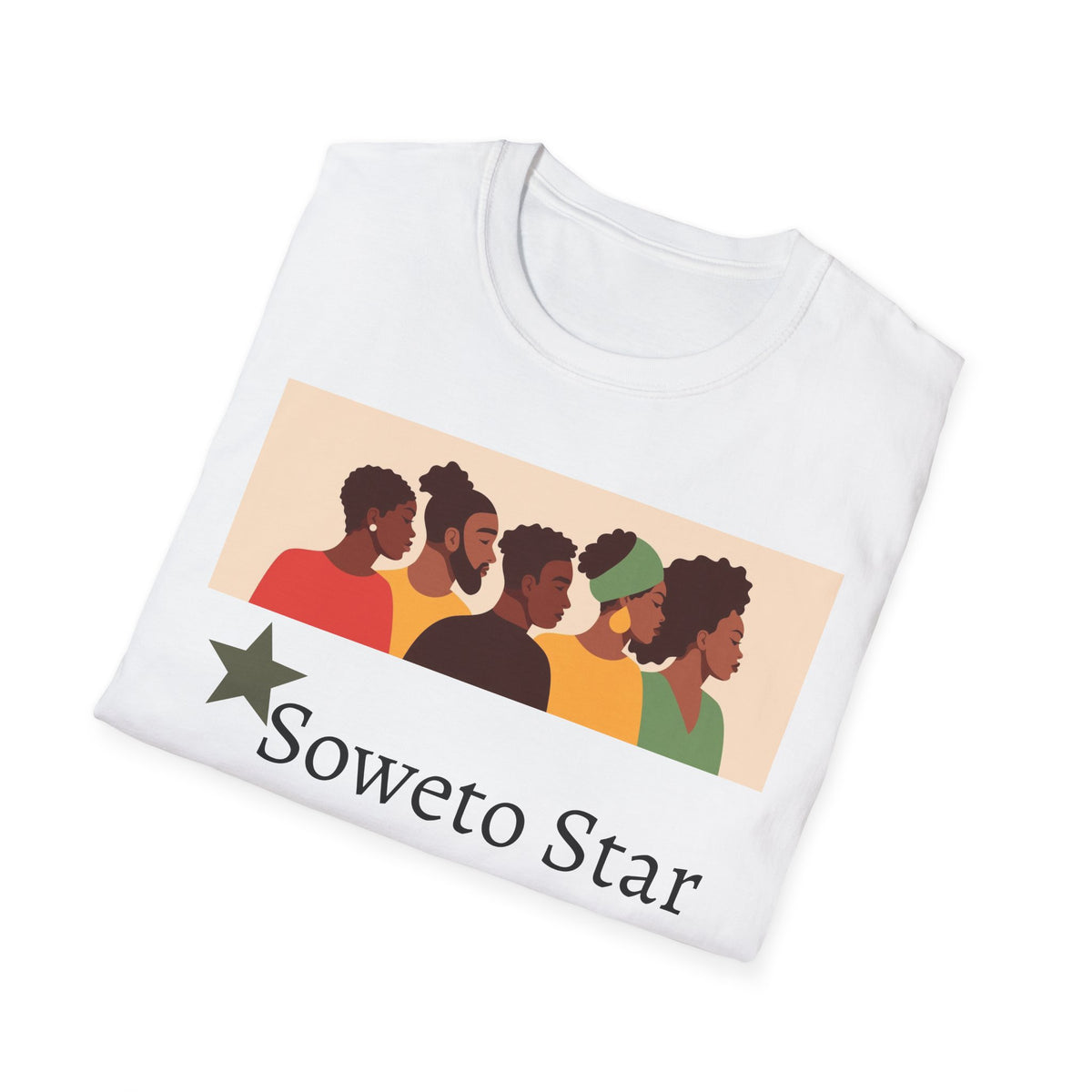 Soweto Star T-Shirt — Afrocentric Portrait Graphic Tee