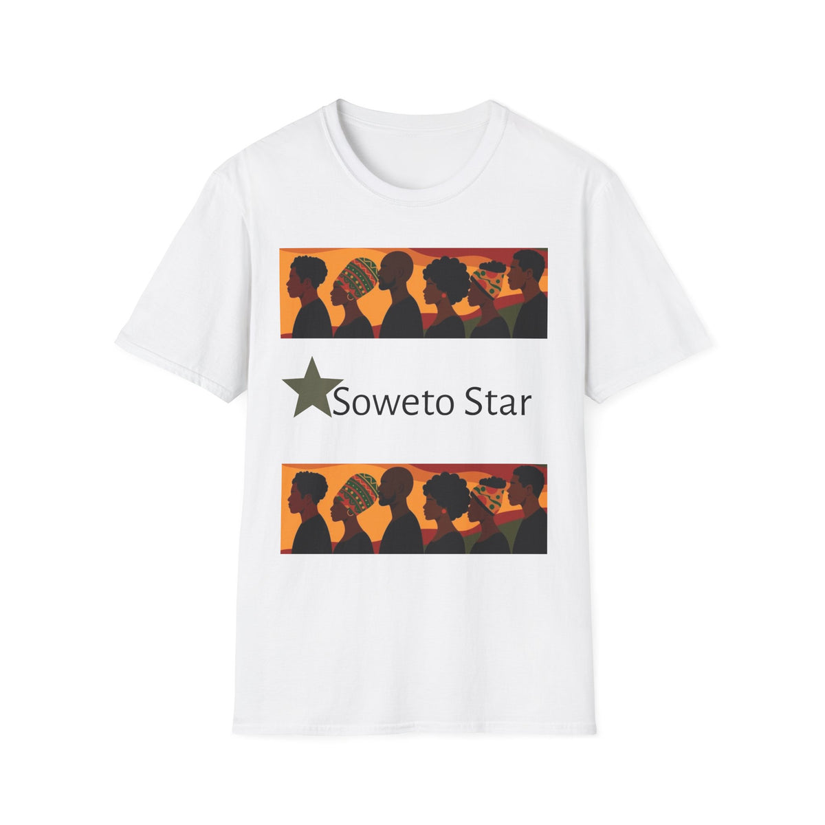 Soweto Star T-Shirt — African Silhouette Graphic Tee